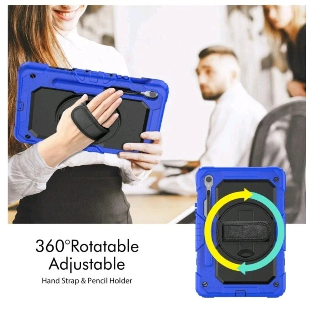 Heavy Duty Rugged Stand Case Screen Cover Samsung Galaxy Tab S9 Plus Ultra NWOB